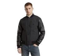 Veste en cuir G-Star Varsity Wool Gris XS