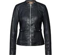 Veste en cuir pour femme en multicolore