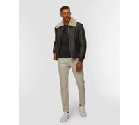 Veste En Cuir Pour Hommes Moose Knuckles Toba Bomber L M34ml313-292