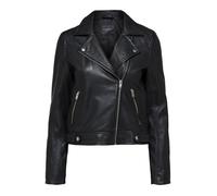 Selected Katie Leather Jacket Noir 40 Femme
