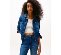 Veste En Denim De Pur Coton Vivianne Slim Trucker Nnmbs/New Niceville Mid Blue Stretch - Xl