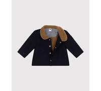 Veste en drap de laine bébé Petit Bateau - bleu - Taille 6 mois 6M bleu marine