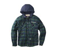 Veste En Flanelle Doublée Sherpa WCC - Bleue / Verte