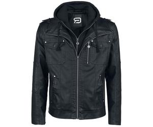 Veste en imitation cuir Rockabilly de RED by EMP - Good Riddance - S à 5XL - pour Homme - noir M