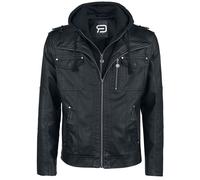 Veste en imitation cuir Rockabilly de RED by EMP - Good Riddance - S à 5XL - pour Homme - noir S