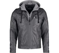 Veste en imitation cuir Rockabilly de RED by EMP - Good Riddance - S à XXL - pour Homme - gris M