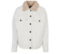Veste en jean à col sherpa oversize femme Urban Classics GT Blanc 4XL