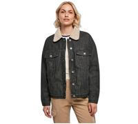 Veste en jean à col sherpa oversize femme Urban Classics - noir - XL L