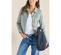 Veste en jean avec poches poitrine et boutons
