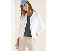 Veste en jean avec poches poitrine et boutons