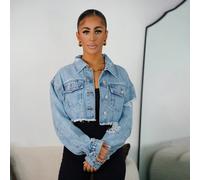 Veste en jean casual usée et coupée L,M,S,XSRétroJean