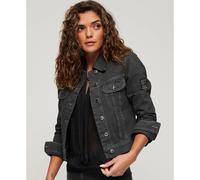 Superdry St Tropez Workwear Denim Jacket Noir S Femme