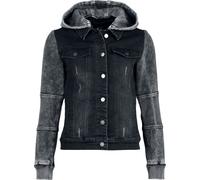 Veste en Jean de Black Premium by EMP - Essential - S à XXL - pour Femme - noir/gris M