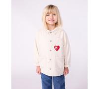 Veste en jean enfant uni Petit Bateau - écru - Taille 10 ans 10A blanc cassé