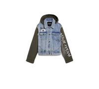 Desigual Veste mi-saison 'Mickey Mouse' bleu / olive / blanc, Taille L