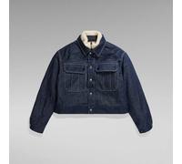 G-star Sherpa Detachable Liner Denim Jacket Bleu XL Femme