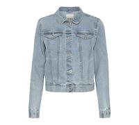 Ichi - Veste en Jean Bleu Clair Lavé - Femme - Vestes - Bleu - Taille: 46 FR