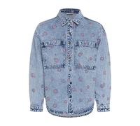 Kaffe Veste mi-saison 'KABabena' bleu denim / rose ancienne, Taille L