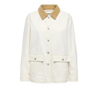 Veste en jean femme Only Frankie Blanc XS