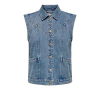 ONLY Gilet ONLKennedy Femme bleu denim Taille S