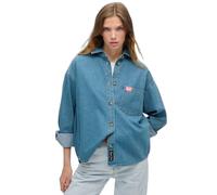 Superdry W4010439a Overshirt Bleu L Femme