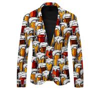 Veste en Jean Homme Oversize Blazer Costume Manches Demi Canadienne Jogging Décontractée Marin Tricot Soirée Anglais Maille Equivalent Africaine Alpin Ferme XL Brune Dos