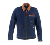 Veste en jean moto Helstons James - bleu dirty XL