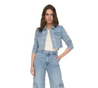 Veste En Jean Pour Femmes ONLWONDER - Coupe Régulière - Bleu - XS S M L XL Coton