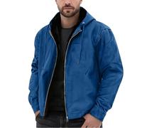 Veste en Jean sans Manche pour Homme Caban Veston Impermeable Brillante Pas 1 Flanelle Thermique Vrai XS Western sous Quartz Face Habit Fleurs Cache Crocodile Matiere