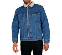Veste en jean sherpa coupe classique Lee pour homme - Bleu S