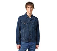 Wrangler Authentic Denim Jacket Bleu S Homme