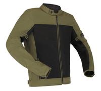 VESTE EN MAILLE MOTO RICHA TOULON VERT OLIVE