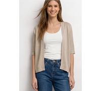 Veste en maille pailletée à manches courtes