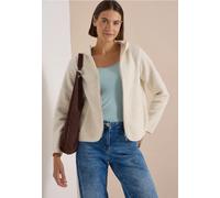 Cecil Teddy Veste à Capuche Unie Teddy Vanilla White L