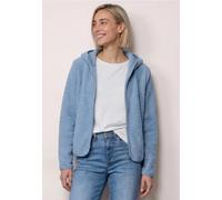 Veste en peluche à capuche et poches
