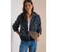 Veste en peluche avec détails en softshell
