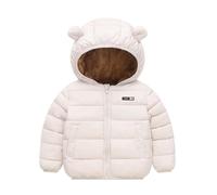 Veste En Polaire Fille Manteau Enfant Hiver Chaude Doudoune Parka à Capuche En Fourrure Blouson Chaud D'hiver Pour Ado Filles Coupe-Vent Coat Manteaux Et Vestes Vêtement De Plein Air Pour 2-8 Ans