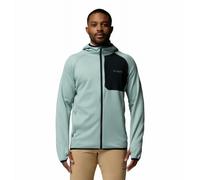 Veste polaire à capuche Columbia Triple Canyon Grid Fleece Full Zip II bleu ciel - M