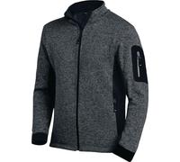 Fhb Original Gmbh&co.kg - Veste en polaire tricotée CHRISTOPH taille M anthracite/noir 100 % PES 1 un.