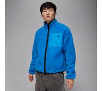 Veste en Shearling à poils longs Jordan Flight pour homme Photo Blue/Noir M