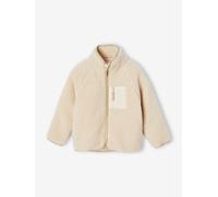 Veste en sherpa Fille vanille 6A