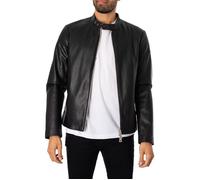 Armani Exchange Eco-Leather Blouson Veste Bomber, Noir (Black 1200), Medium Homme