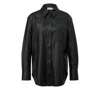 Veste en similicuir, coupe droite femme COMMA Noir 36