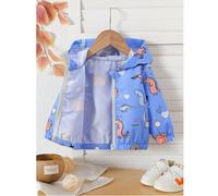 Veste en tricot à capuche imprimée de dessins animés à manches longues pour garçons, convient pour les sorties de tous les jours au printemps et à l'automne 6-9M,9-12M,12-18M,18-24M,2-3YTout ImpriméÉt