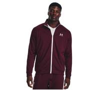 Under Armour Veste en Tricot Sportstyle Sweatshirt Homme, Bordeaux foncé/Blanc, XS