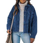 Veste en Velours CôTelé pour Femmes, Nouvelle Veste à Manches Longues pour Femmes