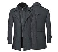 Veste en Velours et Veste à Capuche Homme - Doudoune Légère avec Manche courte - Noir, Taille Unique