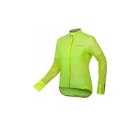 Veste fine imperméable Endura FS260 Pro Adrenaline Race Cape II vert jaune femme - L