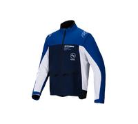Alpinestars Lite-Dura Softshell, veste en textile L Bleu/Bleu Foncé/Blanc Bleu/Bleu Foncé/Blanc