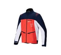 Alpinestars Lite-Dura Softshell, veste en textile XL Bleu Foncé/Orange/Blanc Bleu Foncé/Orange/Blanc